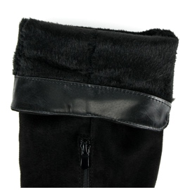 Seastar Botas de ante en el poste negro 2