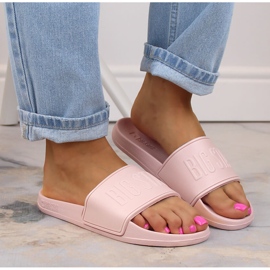 Pantuflas mujer foam rosa claro Big Star MM274718 rosado 4