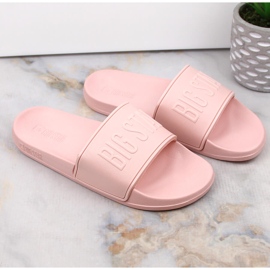 Pantuflas mujer foam rosa claro Big Star MM274718 rosado 5