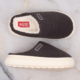 Zapatillas casa insuladas gris Big Star MM274134 8