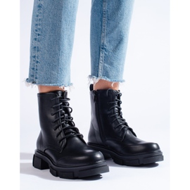 Shelovet de mujer trabajadores con cordones negro 1 Shelovet de mujer trabajadores con cordones negro 1