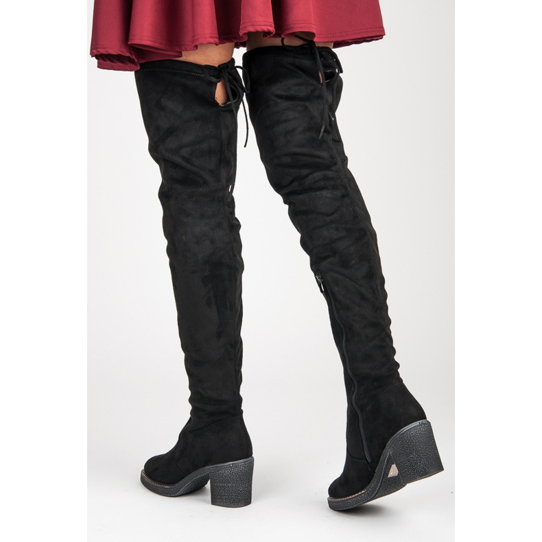 Seastar Botas altas de ante negro 1 Seastar Botas altas de ante negro 1