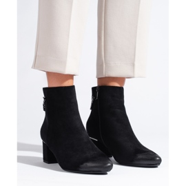 Botas de mujer en ante negro de Vinceza 4