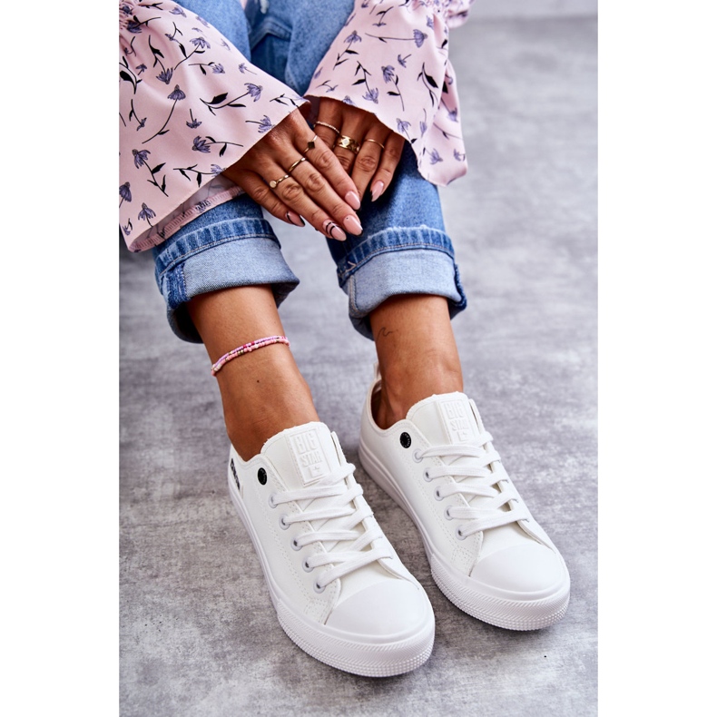Sneakers Mujer Low Leather Big Star KK274010 Blanco 1