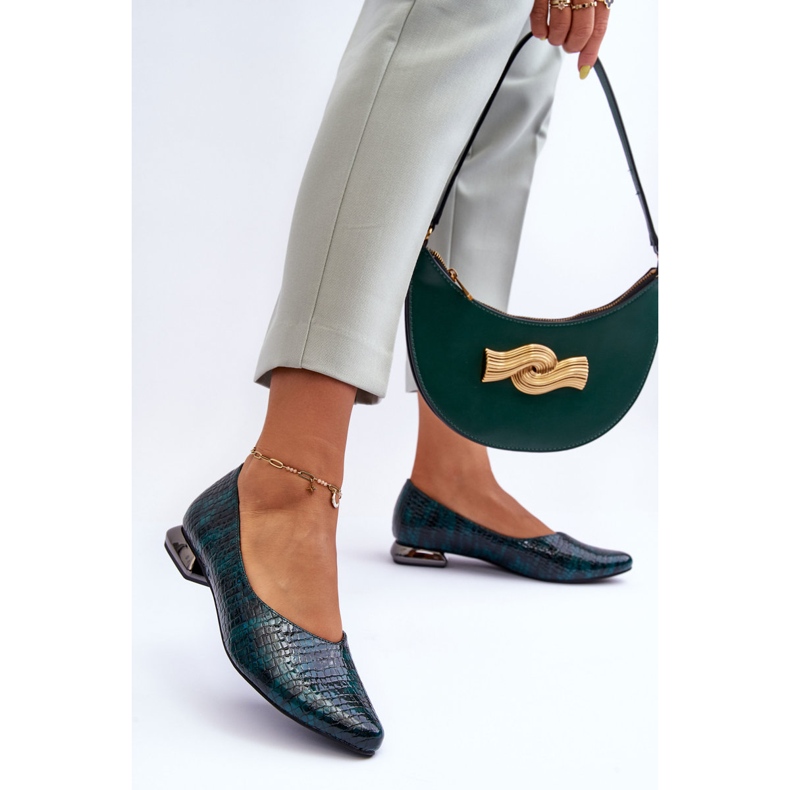 PD1 Tacones planos Vaani verde charol Tacones planos 2 PD1 Tacones planos Vaani verde charol Tacones planos 2