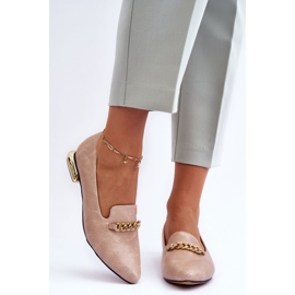 PD1 Bailarinas Con Cadena Beige Lanez 6