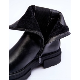 Botas altas cálidas Jodhpur Boots Slip-on Black Milca negro 1 Botas altas cálidas Jodhpur Boots Slip-on Black Milca negro 1