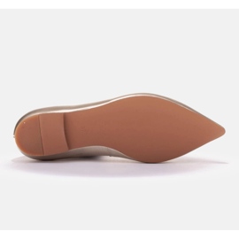 Marco Shoes Bailarinas sutiles dorado 2