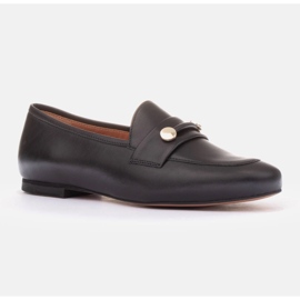 Marco Shoes mocasines dorados negro 3