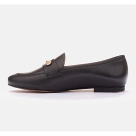 Marco Shoes mocasines dorados negro 4