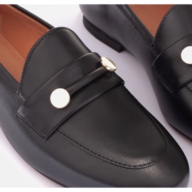 Marco Shoes mocasines dorados negro 2