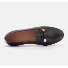 Marco Shoes mocasines dorados negro 6