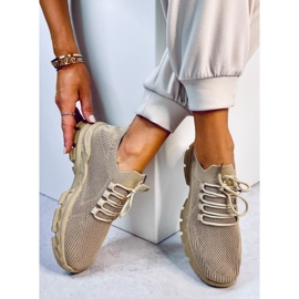 Zapatillas estilo calcetín Maure Khaki beige 3