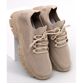 Zapatillas estilo calcetín Maure Khaki beige 1