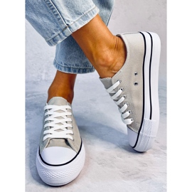Zapatillas clásicas de mujer Fargis Grey gris 2