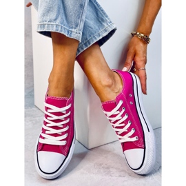Zapatillas clásicas de mujer Fargis Fucsia rosado 2
