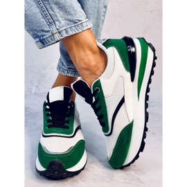 Zapatillas de mujer Catle Green multicolor 4