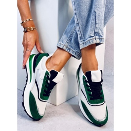 Zapatillas de mujer Catle Green multicolor 2