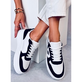 Zapatillas de mujer Pyles Negras blanco 3