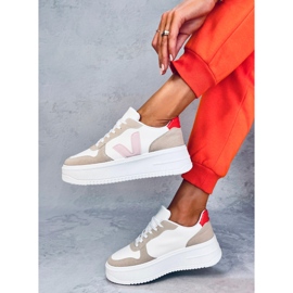 Zapatillas mujer Pyles BLANCO/ROSA 5