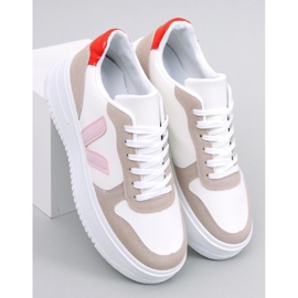 Zapatillas mujer Pyles BLANCO/ROSA 1