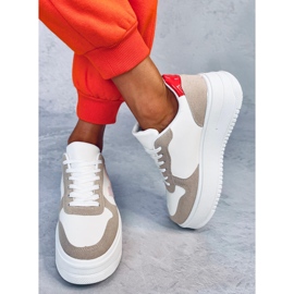 Zapatillas mujer Pyles BLANCO/ROSA 2