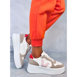 Zapatillas mujer Pyles BLANCO/ROSA 3