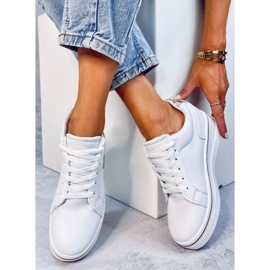 Tobey zapatillas beige con cuña 4