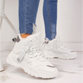 News Zapatillas de mujer con aislamiento y suela gruesa blancas NOVEDADES blanco 5