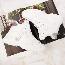 News Zapatillas de mujer con aislamiento y suela gruesa blancas NOVEDADES blanco 4