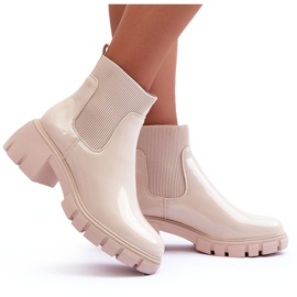 Botas Mujer Lacado Beige Cirie 8