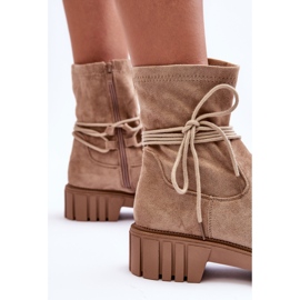 Botines Mujer Ante Beige Lineanor 5