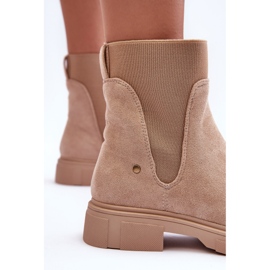 Botas Jodhpur Mujer Ante Beige Tannaz 4