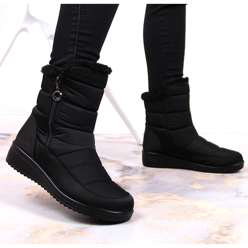 News Botas de nieve aislantes y con cremallera para mujer 5065, negro NOTICIAS 3 News Botas de nieve aislantes y con cremallera para mujer 5065, negro NOTICIAS 3