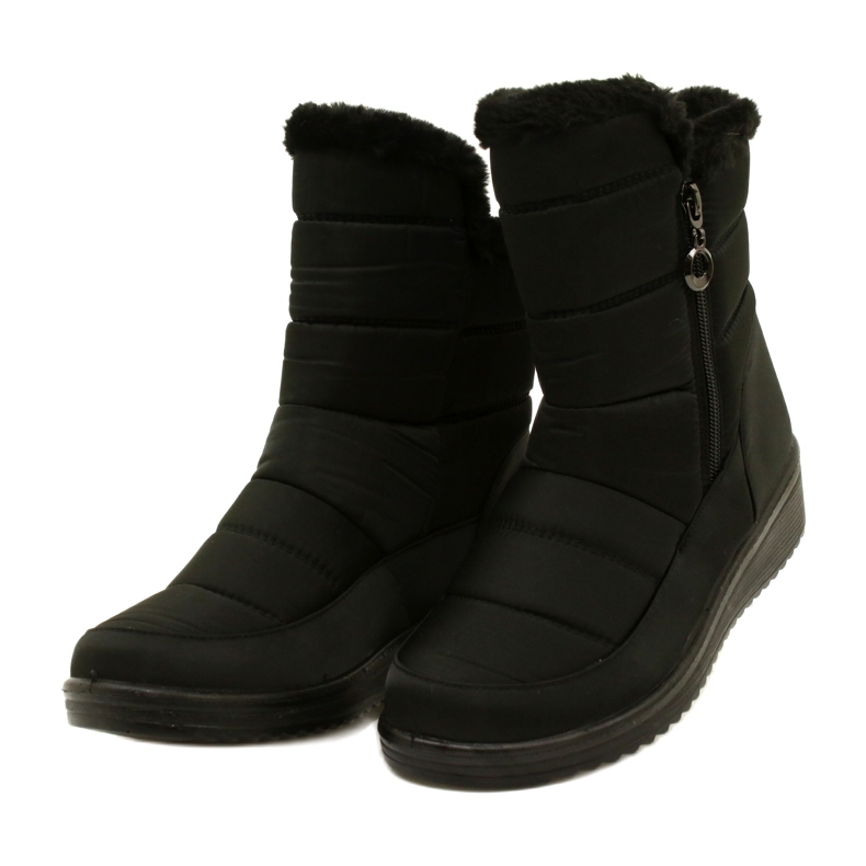 News Botas de nieve aislantes y con cremallera para mujer 5065, negro NOTICIAS 6 News Botas de nieve aislantes y con cremallera para mujer 5065, negro NOTICIAS 6