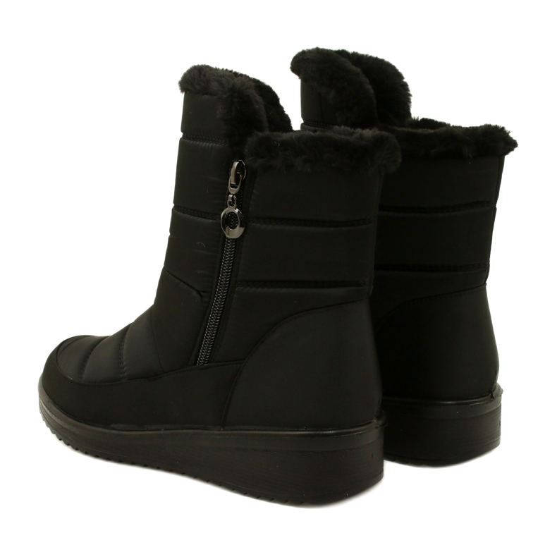 News Botas de nieve aislantes y con cremallera para mujer 5065, negro NOTICIAS 7 News Botas de nieve aislantes y con cremallera para mujer 5065, negro NOTICIAS 7