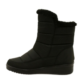 News Botas de nieve aislantes y con cremallera para mujer 5065, negro NOTICIAS 5