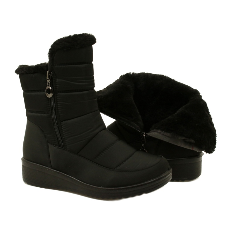 News Botas de nieve aislantes y con cremallera para mujer 5065, negro NOTICIAS 8 News Botas de nieve aislantes y con cremallera para mujer 5065, negro NOTICIAS 8