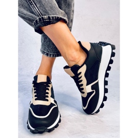 Zapatillas de suela alta de Bois Black negro 2