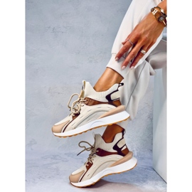 Boyce zapatillas estilo calcetín Beige 3