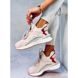Zapatillas estilo calcetín Boyce Pink rosado 4