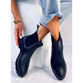 Botines Chelsea negros de Braun 4