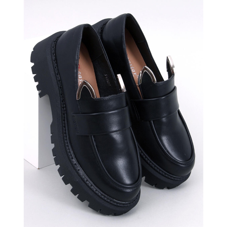 Mocasines plataforma con orejas de Bunnies Black negro 1