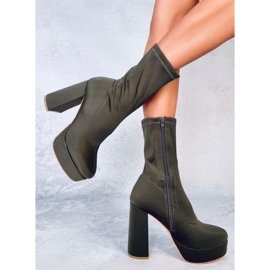 Botas plataforma Baldacci Verde 4