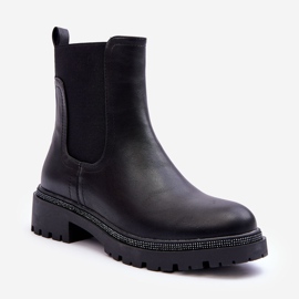 Botas Jodhpur de piel para mujer Negras Crowder negro 1 Botas Jodhpur de piel para mujer Negras Crowder negro 1