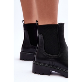 Botas Jodhpur de piel para mujer Negras Crowder negro 5