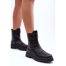 Botas Mujer Piel Cremallera Clorike Negro 4