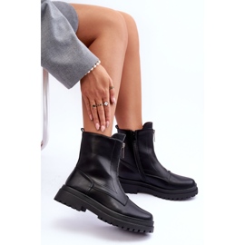 Botas Mujer Piel Cremallera Clorike Negro 6