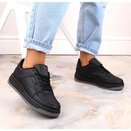 Deportivas deportivas con cordones negras Big Star MM274353 negro 3