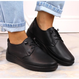 Slip-on mujer en piel negra T.Sokolski H7503 negro 4